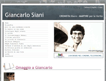 Tablet Screenshot of giancarlosiani.it